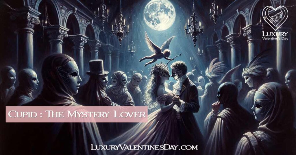 Moonlit Venetian Masquerade Ball with Cupid and Mysterious Partner | Luxury Valentine's Day