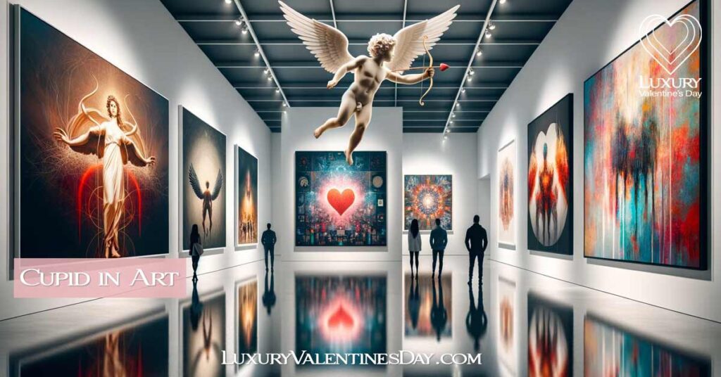 Contemporary Art Gallery Featuring Cupid Artworks | Luxury Valentine's Day