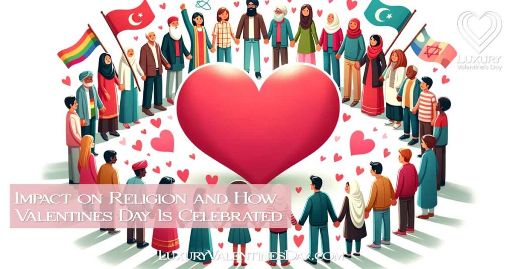 Diverse religious group celebrating love | Luxury Valentine's Day