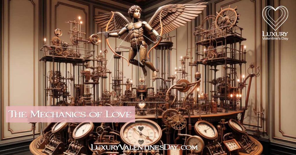 Steampunk-Inspired Laboratory with Cupid Automaton | Luxury Valentine's Day
