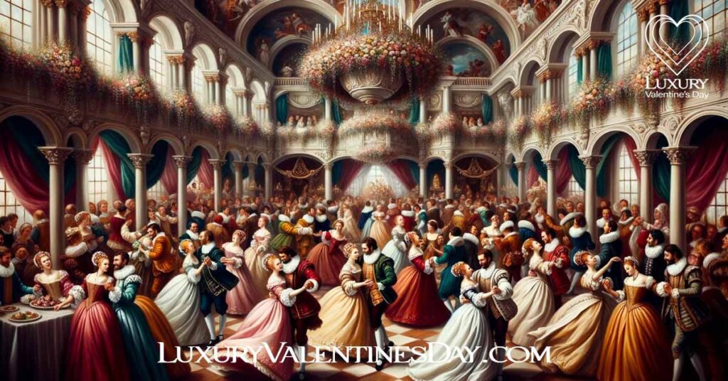 Renaissance ballroom celebration