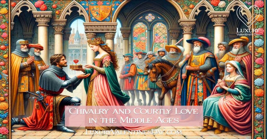Medieval Courtly Love with Knight and Lady | Luxury Valentine's Day