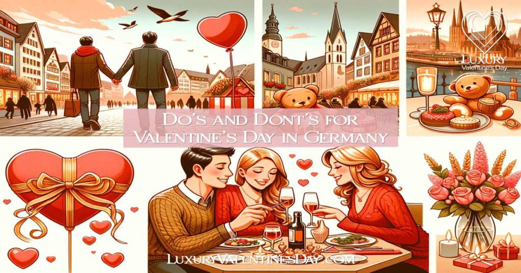 Couple enjoying a perfect Valentine's Day in Germany. | Luxury Valentine's Day