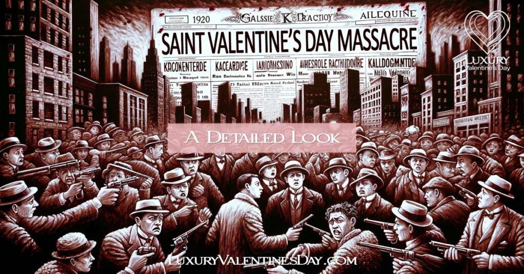 1929 Newspaper Headlines on Saint Valentine's Day Massacre | Luxury Valentine's Day