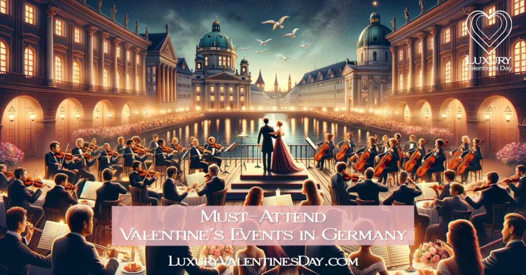 Romantic Valentine's Day concert with an orchestra in a German city. | Luxury Valentine's Day