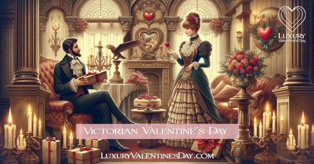 Elegant Victorian Valentine's Day Gift Exchange | Luxury Valentine's Day