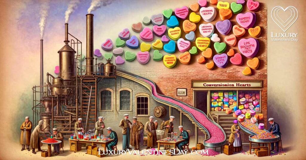Evolution of Conversation Hearts from Lozenges | Luxury Valentine's Day