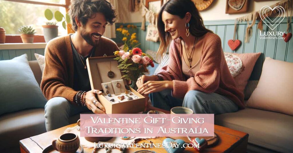 Australian Couple Exchanging Handmade Gifts | Luxury Valentine's Day