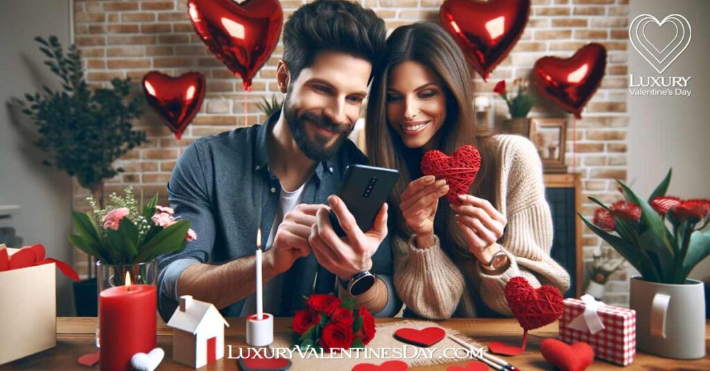 Modern Polish Couple with Digital Valentine's Celebrations | Luxury Valentine's Day