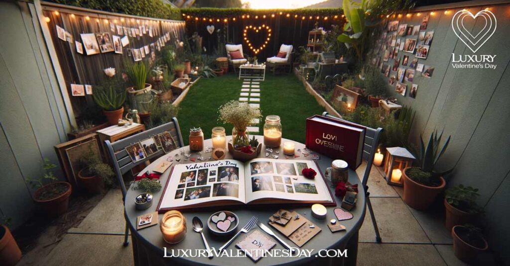 Personalized Valentine's Day Dates: Personalized Valentine's Day date in a backyard garden | Luxury Valentine's Day