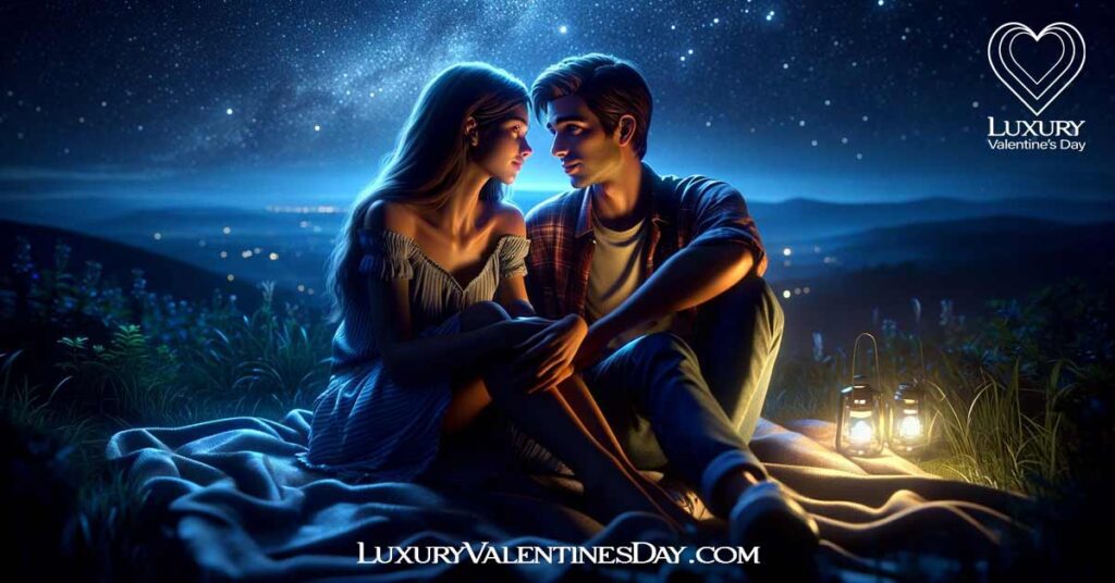 Recognizing When Friendship Turns into Romance: Quiet realization of romance under the stars | Luxury Valentine's Day