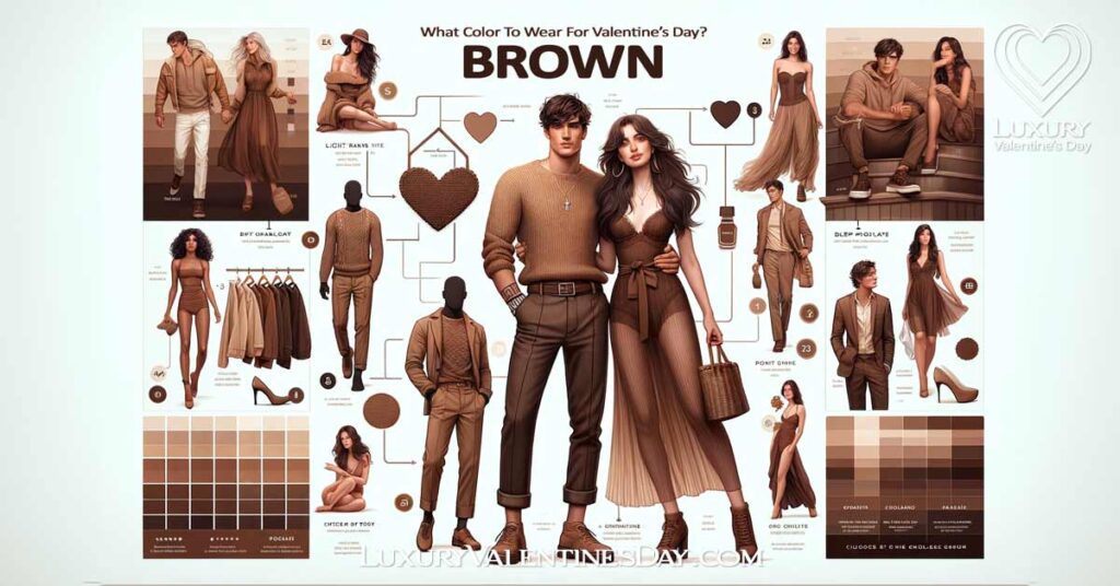 Can You Wear Brown on Valentine's Day: Versatility of Brown in Valentine's Day Fashion | Luxury Valentine's Day