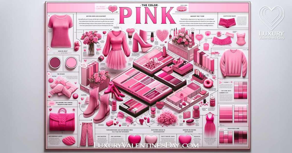 Can You Wear Pink on Valentine's Day: Infographic on incorporating pink in Valentine's Day | Luxury Valentine's Day