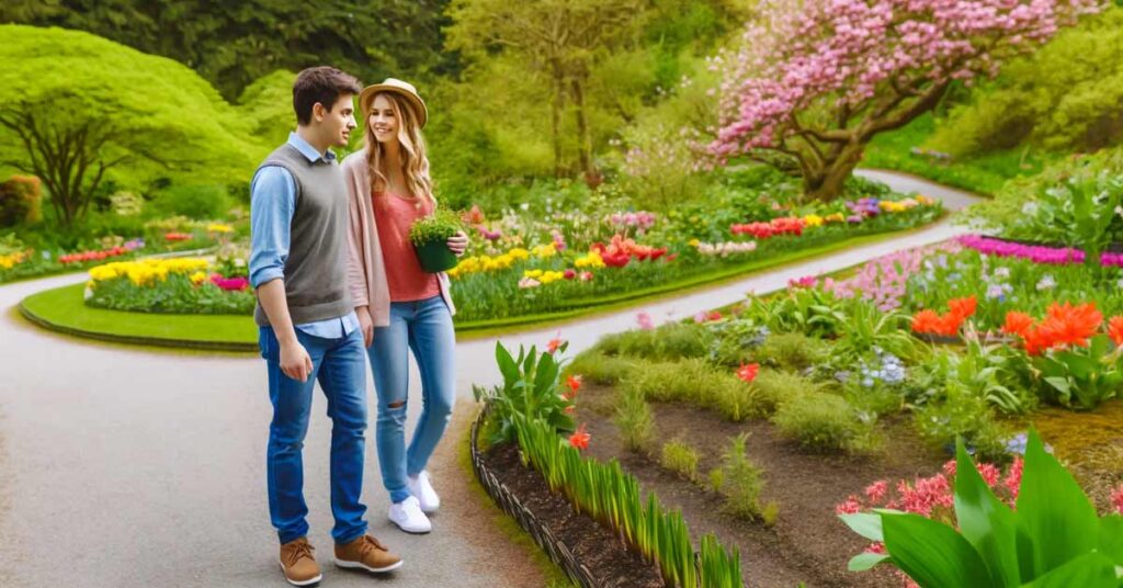 3rd Date Ideas in Spring : Spring date in a botanical garden | Luxury Valentine's Day