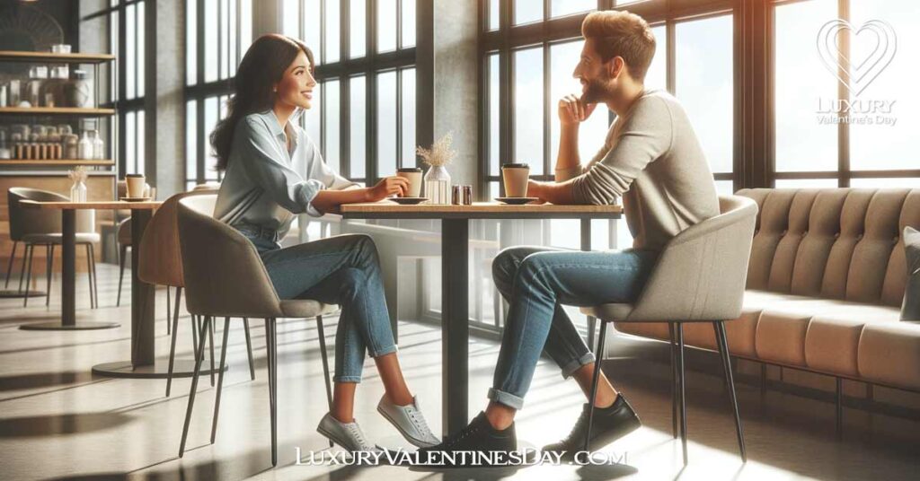 First Date Tips and Advice: Casual first date at a coffee shop | Luxury Valentine's Day