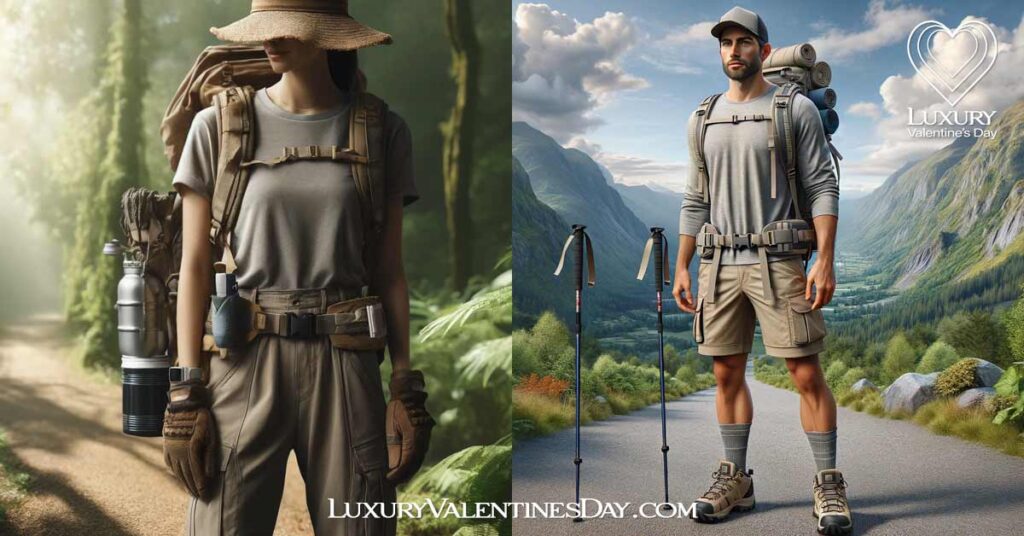 What to Wear on a First Date Hiking for Men and Women | Luxury Valentine's Day