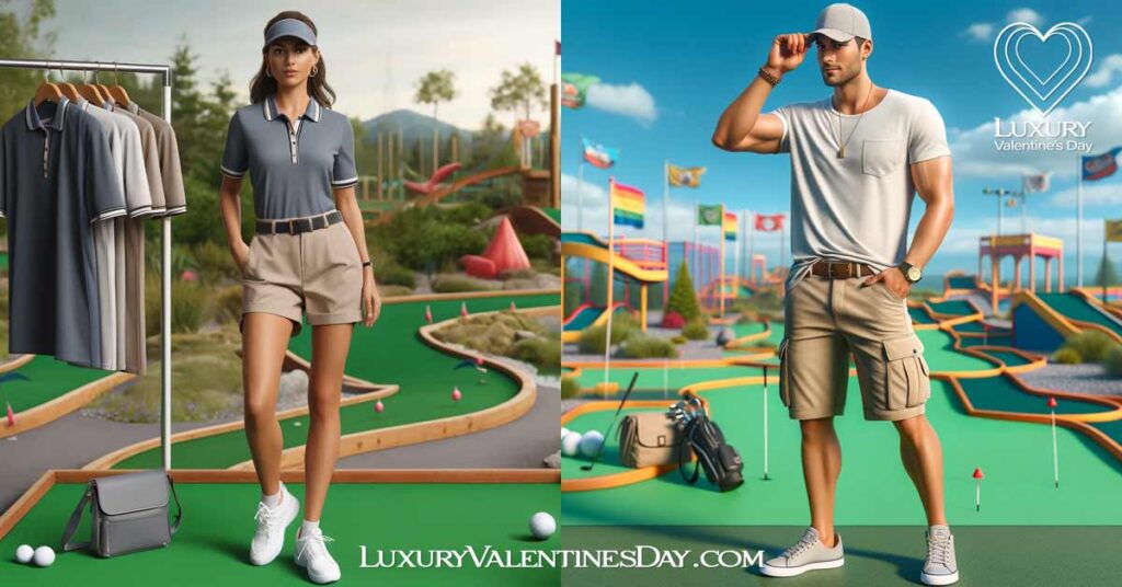 What to Wear on a First Date Mini Golf for Men and Women | Luxury Valentine's Day