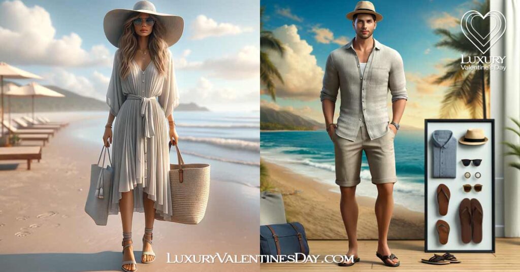 What to Wear on a First Date at the Beach for Men and Women | Luxury Valentine's Day