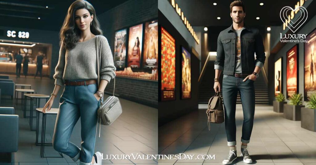 What to Wear on a First Date to the Movies Cinema for Men and Women | Luxury Valentine's Day