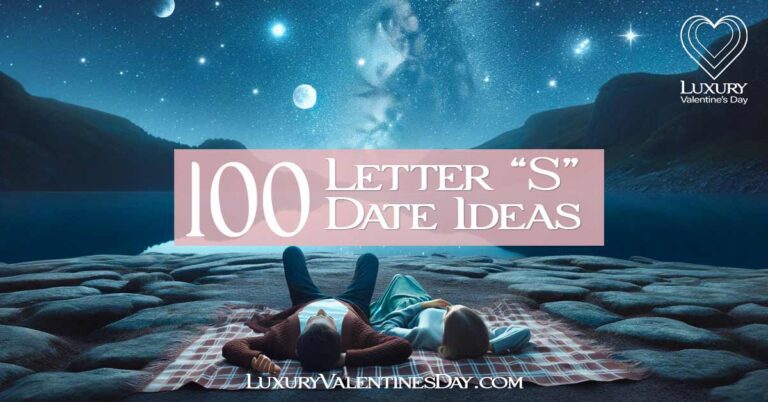 Alphabet Date Ideas Beginning with Letter S : Couple enjoying a night of stargazing | Luxury Valentine's Day