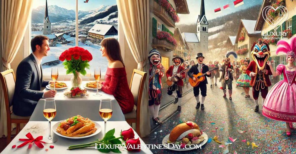 Comparison of Valentine's Day with Fasching celebrations in Austria. | Luxury Valentine's Day