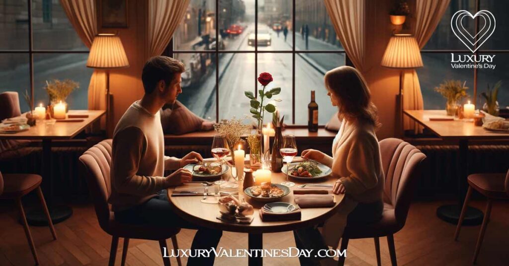 Budget Planning the Perfect Valentine's Day : Romantic Valentine's Day dinner at a cozy, affordable restaurant | Luxury Valentine's Day