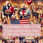 Cultural Influences and Traditions Valentine's Day in the USA : Diverse group of people celebrating Valentine's Day in the USA | Luxury Valentine's Day