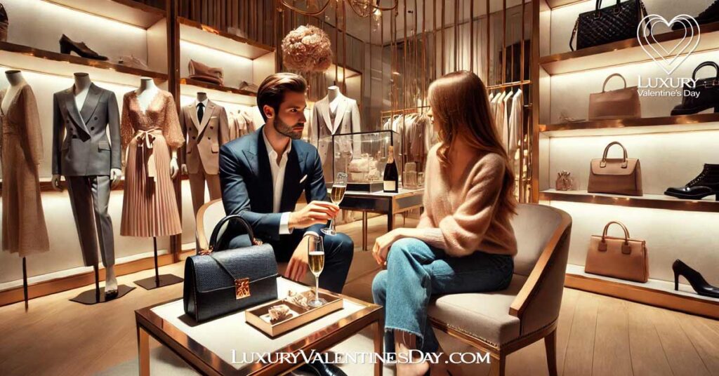 High-End Shopping Experiences for a Luxury Valentine's Day : Luxury shopping experience in boutique with personal shopping assistant | Luxury Valentine's Day