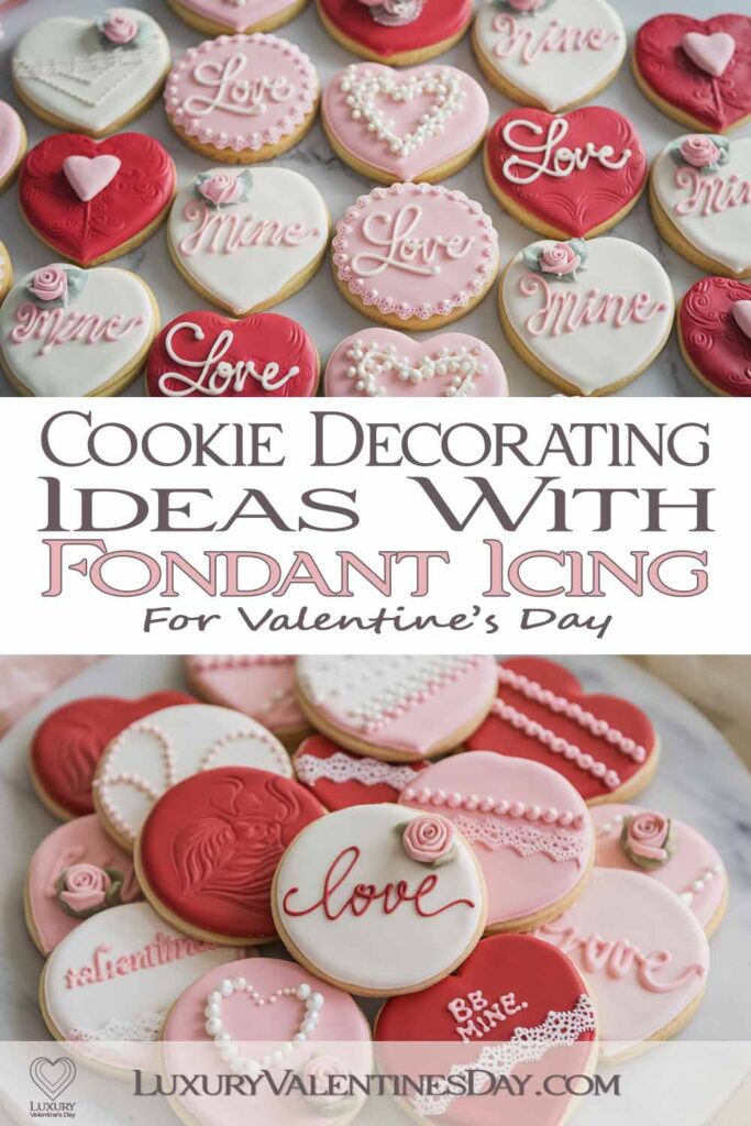 Cookie Decorating Ideas with Fondant Icing | Luxury Valentine's Day