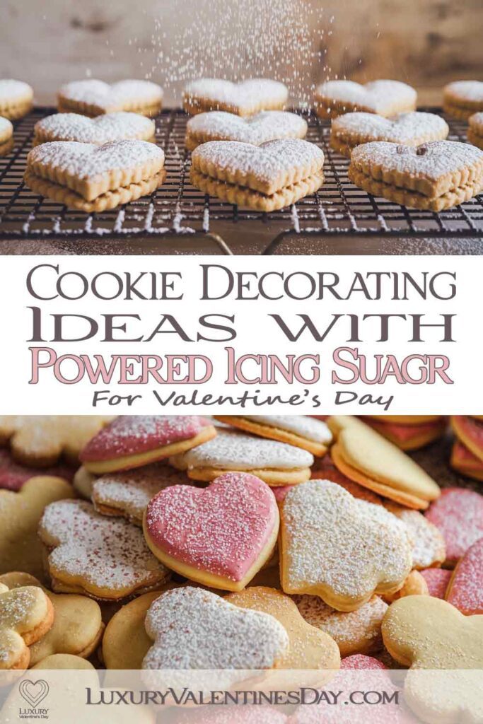 Cookie Decorating Ideas with Powered Icing Sugar | Luxury Valentine's Day