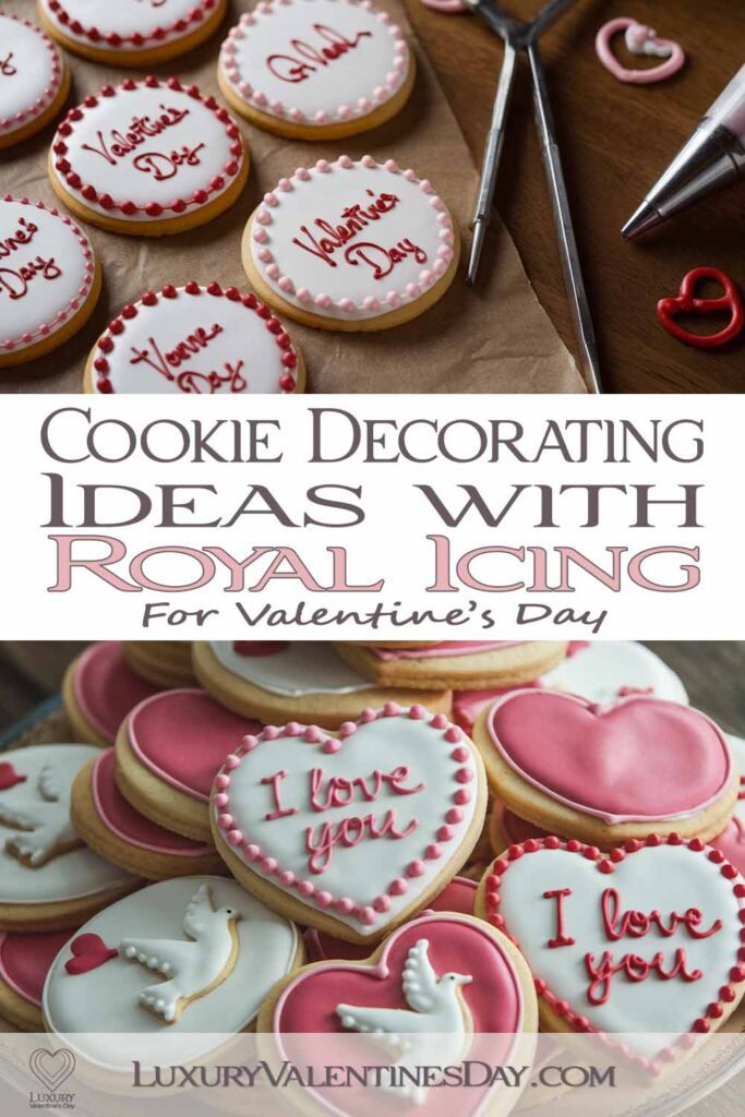 Cookie Decorating Ideas with Royal Icing | Luxury Valentine's Day