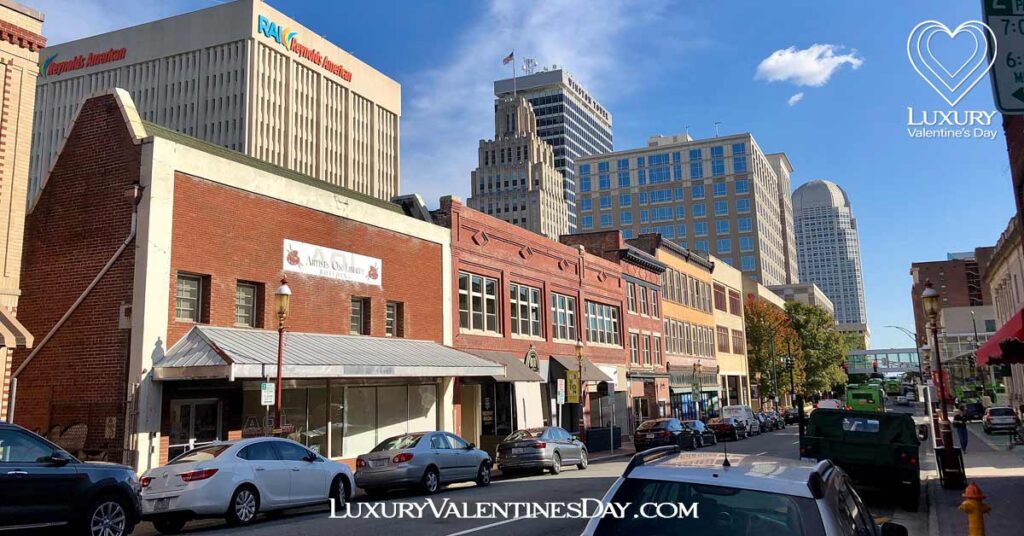 Best Romantic Date Night Restaurants in Winston-Salem NC | Luxury Valentine's Day