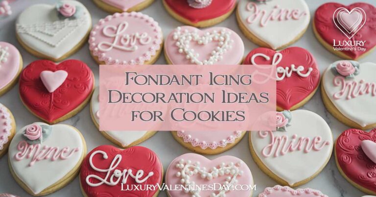 Fondant Icing Decoration Ideas for Valentine's Day | Luxury Valentine's Day