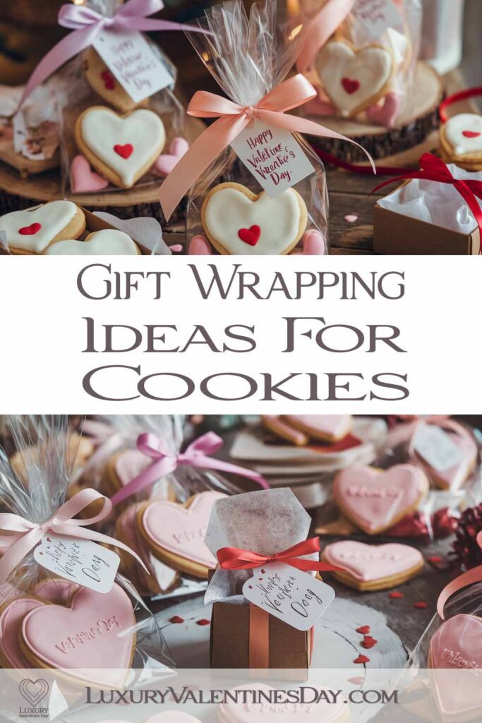 Gift Wrapping Ideas For Cookies | Luxury Valentine's Day