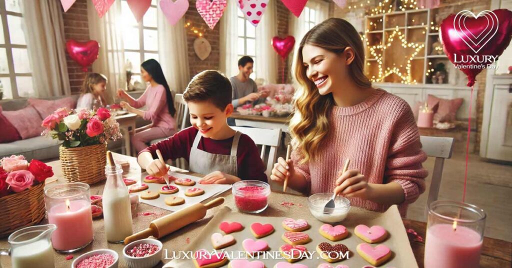 Valentine's Day Cookie Decorating Party : Family-friendly Valentine's Day cookie decorating station | Luxury Valentine's Day