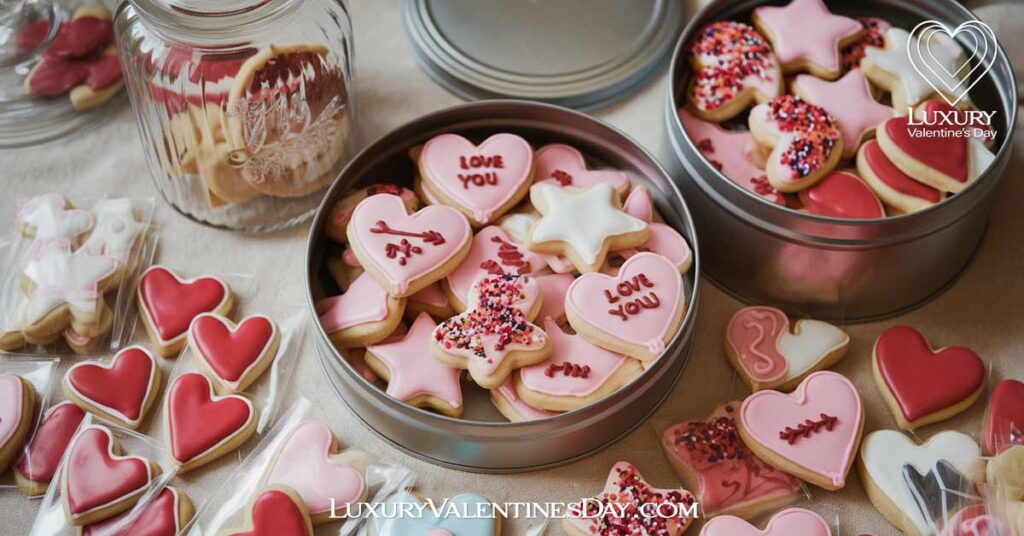 Storing and Packaging Sugar Cookies as Gifts | Luxury Valentine's Day