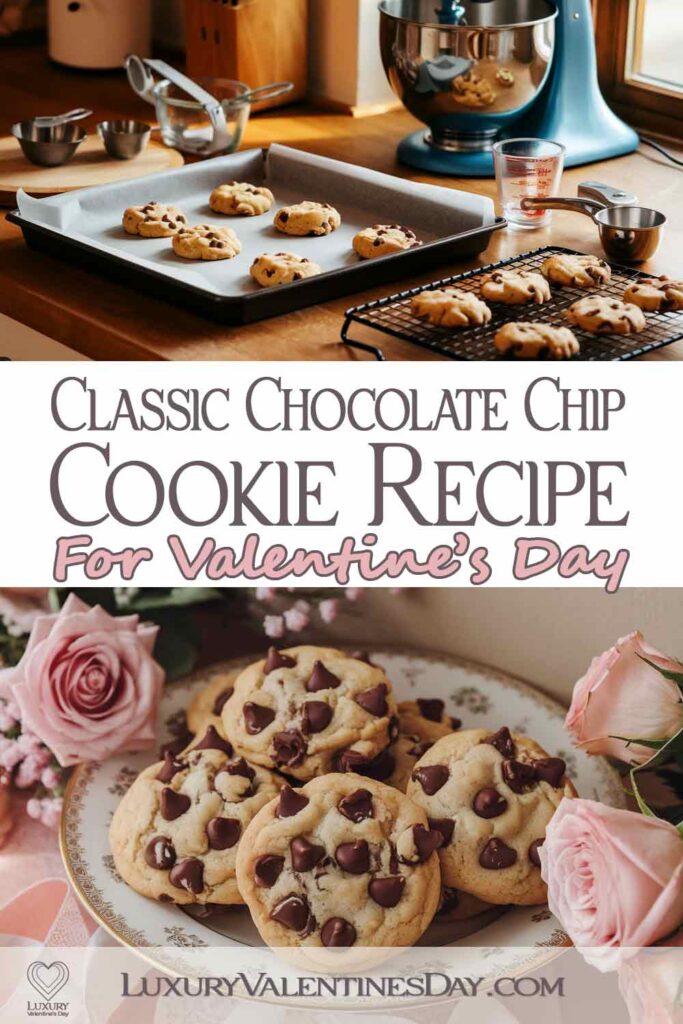 Classic Chocolate Chip Cookie Recipe for Valentine’s Day | Luxury Valentine's Day