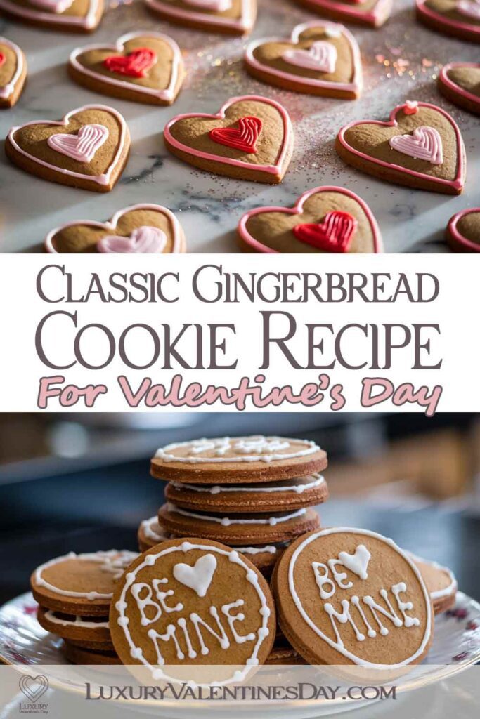 Classic Gingerbread Cookie Recipe for Valentine's Day | Luxury Valentine's Day