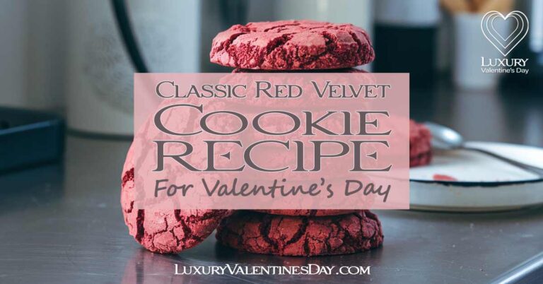 Red Velvet Cookie Recipe | Luxury Valentine's Day