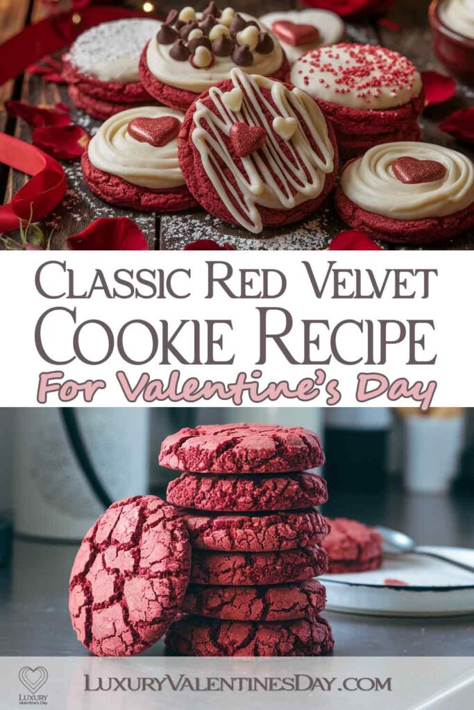 Red Velvet Cookie Recipe | Luxury Valentine's Day