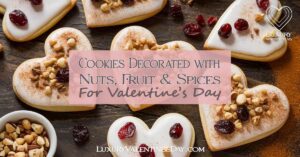 Cookie Decorating Ideas with Nuts Fruit and Spices | Luxury Valentine's Day