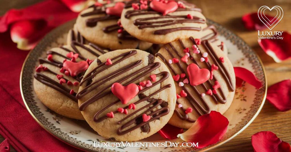 Decorating Ideas for Chocolate Chip Cookie | Luxury Valentine's Day