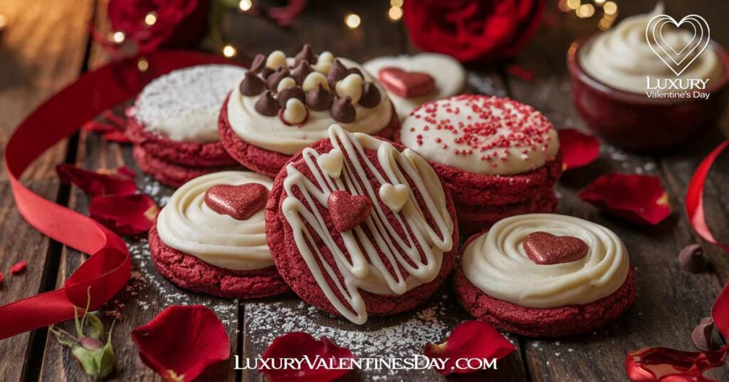 Decorating Ideas Red Velvet Cookies | Luxury Valentine's Day