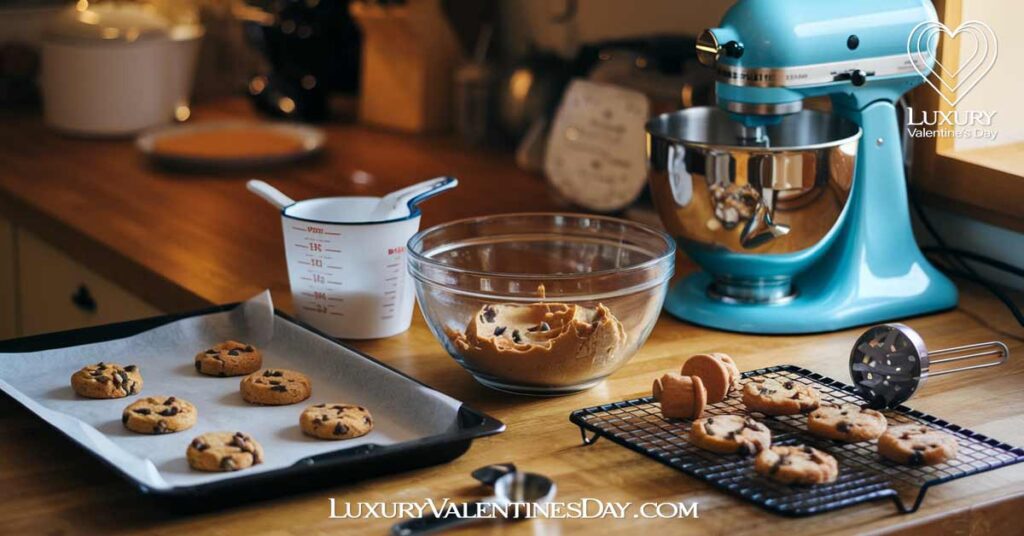 Equipment To Make Chocolate Chip Cookie | Luxury Valentine's Day