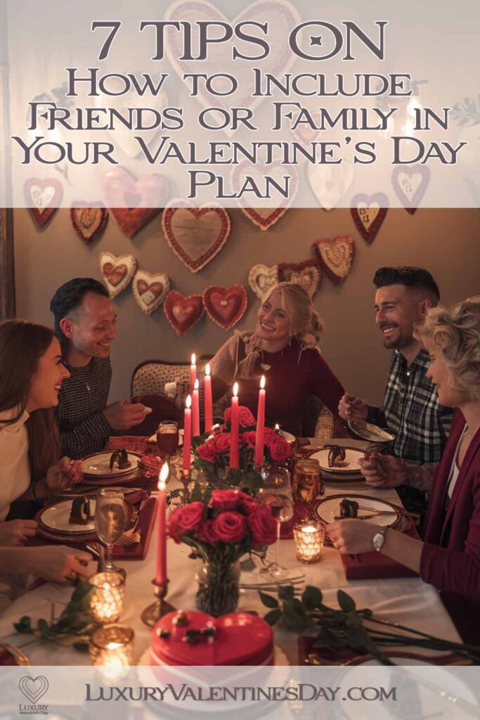 How to Include Friends or Family in Your Valentines Day Plan | Luxury Valentine's Day