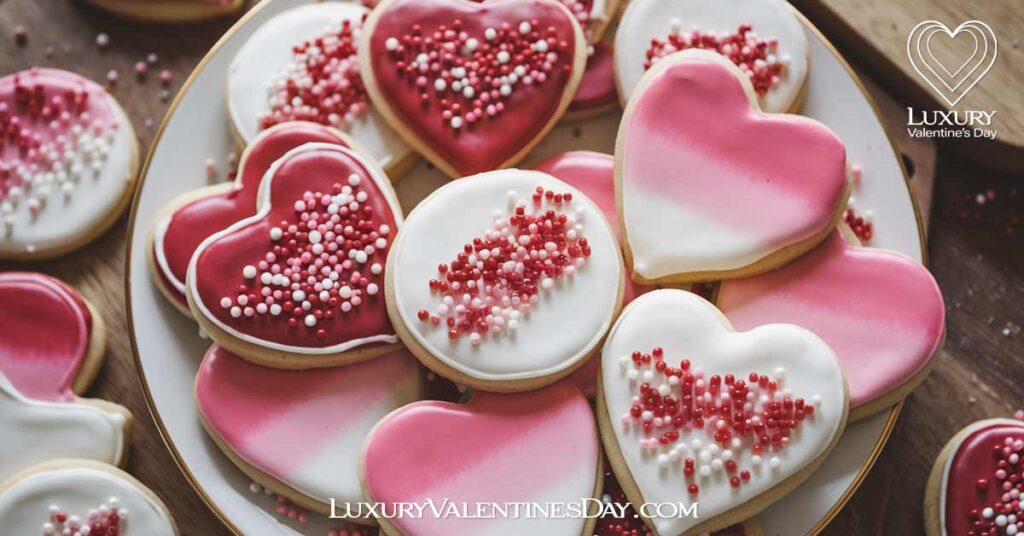 Ombre Decorated Cookie Ideas | Luxury Valentine's Day