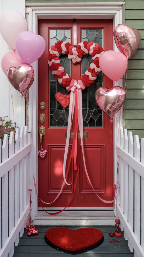 Valentine’s Front Door Décor DIY | Luxury Valentine's Day