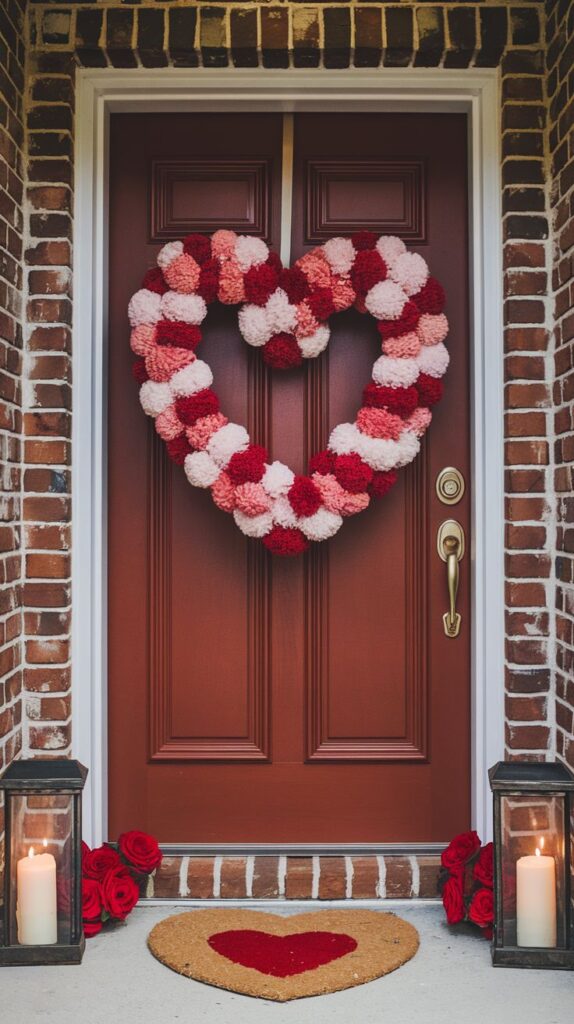 Valentine’s Front Door Décor DIY | Luxury Valentine's Day