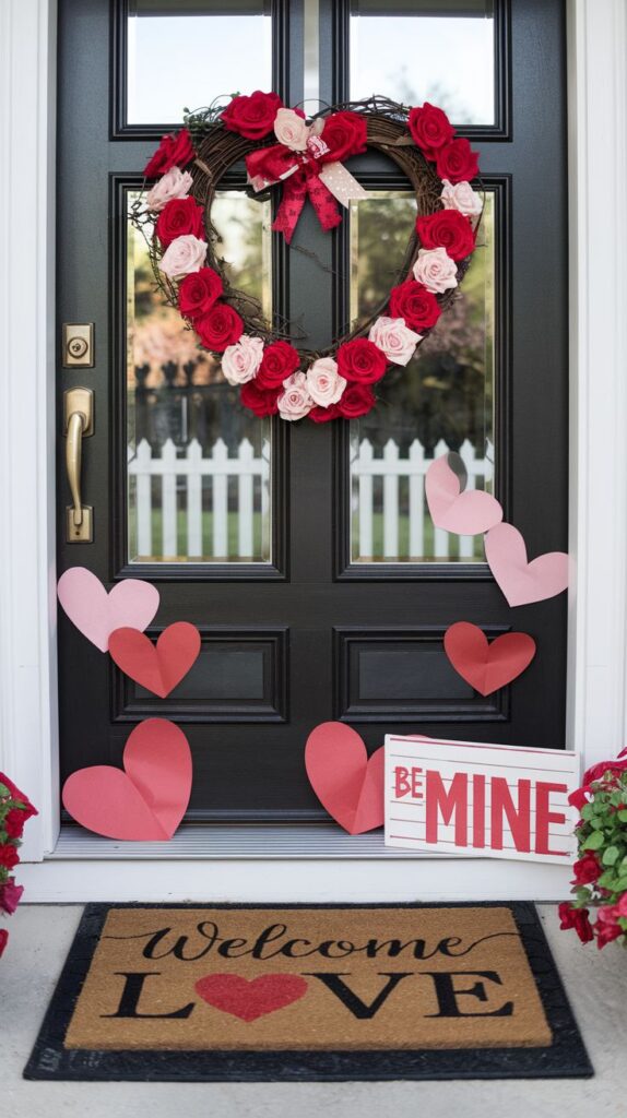 Valentine’s Front Door Décor DIY | Luxury Valentine's Day