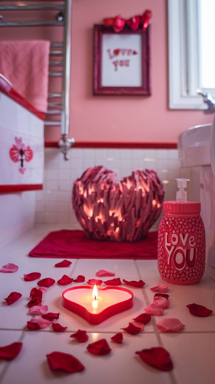 27+ Valentine’s Day Bathroom Décor Ideas: Romantic & Stylish Designs